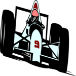 Auto Racing - Car 04 Clip Art
