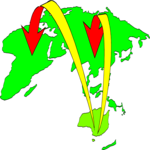 Australia with Arrows