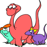 Dinosaur Family Clip Art
