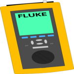 Fluke LAN Cablemeter Clip Art