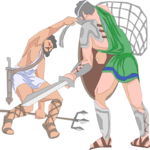 Gladiators Fighting