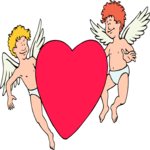 Heart & Cherubs