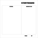 Storyboard - 2 Column Clip Art