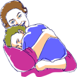 Mother Holding Child 4