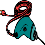 Drill - Electric 22 Clip Art