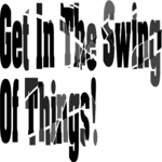 Get in the Swing of Things! Clip Art