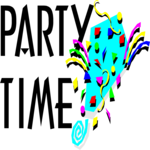 Party Time 1 Clip Art
