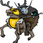 Knight on Moose