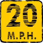 Speed 20 MPH