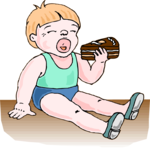 Kid Eating Cake