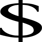 Dollar Symbol 03 Clip Art