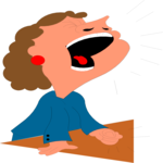 Woman Angry 3 Clip Art