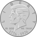 Coin - Half Dollar Clip Art