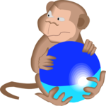 Monkey with Ball