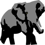 Elephant 02 Clip Art