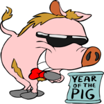 Year of the Pig Clip Art