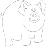 Pig 05 Clip Art
