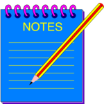Notes Background 2 Clip Art