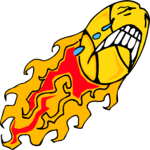 Tennis - Ball on Fire