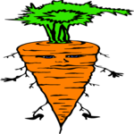 Carrot Guy Clip Art