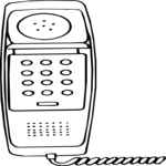 Telephone Receiver 13 Clip Art