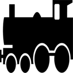 Steam Train 1 Clip Art