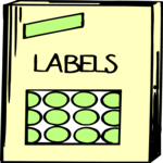 Labels 2 Clip Art