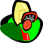 Basketball - Backboard 2 Clip Art