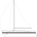Sailboat 34 Clip Art