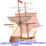 Ship 084 Clip Art