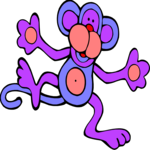 Stuffed Monkey Clip Art