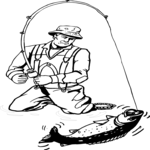 Fishing 056 Clip Art