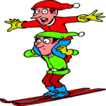 Elves Skiing