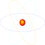 Atom Symbol 6 Clip Art