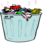 Trash Can - Smelly 1 Clip Art