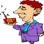 Man with Radio