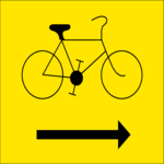 Bike Lane 01 Clip Art