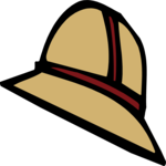 Safari Hat 1 Clip Art