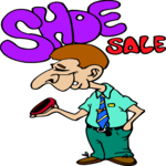 Shoe Salesman Clip Art