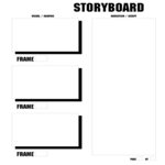 Storyboard - 4 Part Clip Art