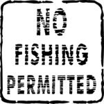 No Fishing Permitted 1 Clip Art