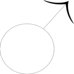 Male Symbol 02 Clip Art