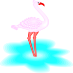 Flamingo 12 Clip Art