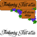 Thanksgiving Feast-ivities Clip Art
