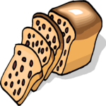 Bread - Raisin 2 Clip Art