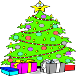 Tree & Gifts 4 Clip Art
