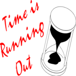 Time is Running Out Clip Art