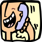 Telephone Conversation 2 Clip Art