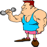 Weight Lifting 46 Clip Art