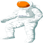 Astronaut 13 Clip Art